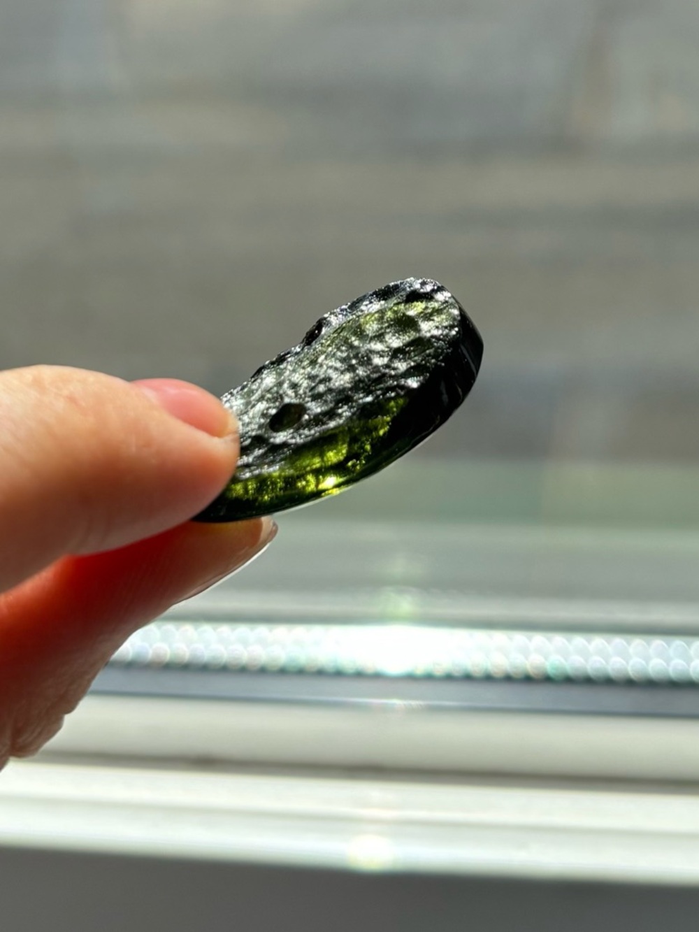 Moldavite Crystal